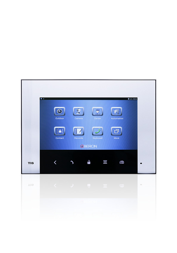 Ecran tactile mural Oberon 7”, interphone fonctionnant sous Android